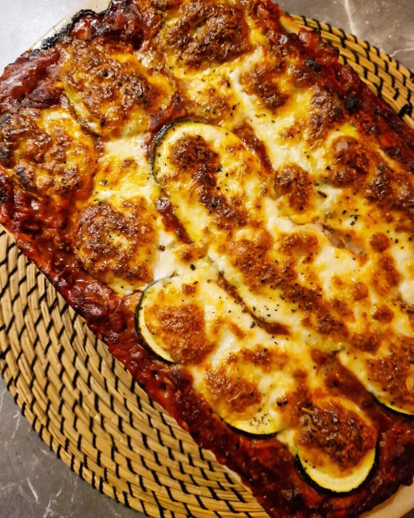 Groente lasagne met mozzarella